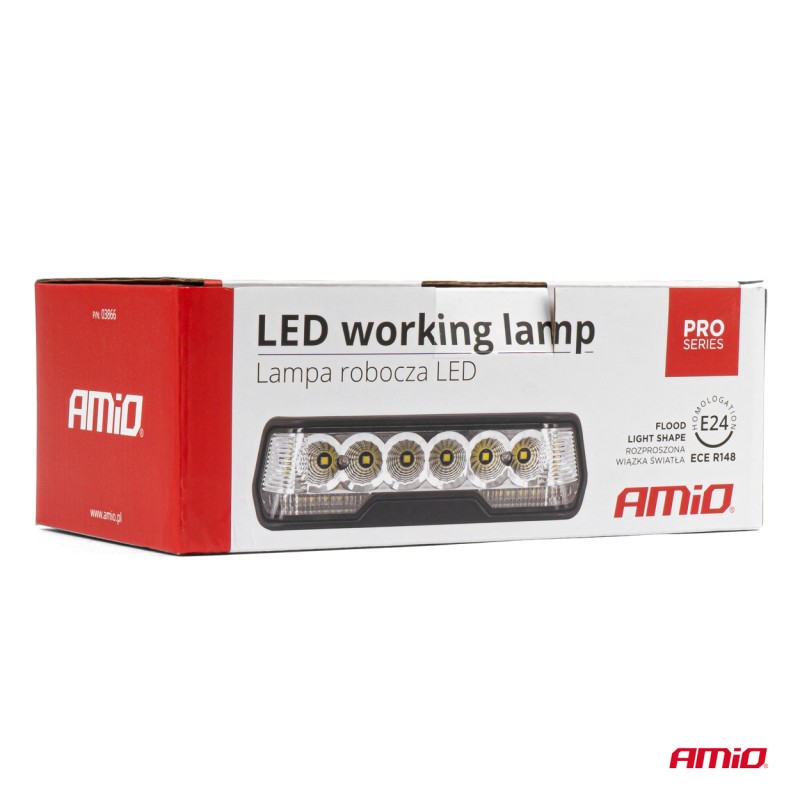 ΠΡΟΒΟΛΕΑΣ ΟΔΗΓΗΣΗΣ IP67 10-30V - 31W - 4000K - 6 LED 163x45x60 mm 3 ΛΕΙΤΟΥΡΓΙΩΝ ΑΜΙΟ - 1 ΤΕΜ. - Amio - 03866/AM ΠΡΟΒΟΛΕΑΣ ΟΔΗΓΗΣΗΣ IP67 10-30V - 31W - 4000K - 6 LED 163x45x60 mm 3 ΛΕΙΤΟΥΡΓΙΩΝ ΑΜΙΟ - 1 ΤΕΜ. - Amio - 03866/AM
