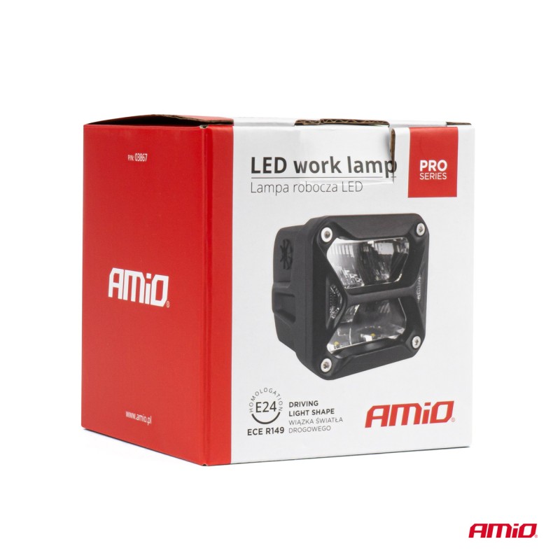 ΠΡΟΒΟΛΕΑΣ ΟΔΗΓΗΣΗΣ LED PRO IP67 10-30V 18W ΤΕΤΡΑΓΩΝΟΣ 82x78x76mm ΑΜΙΟ - 1 ΤΕΜ. - Amio - 03867/AM ΠΡΟΒΟΛΕΑΣ ΟΔΗΓΗΣΗΣ LED PRO IP67 10-30V 18W ΤΕΤΡΑΓΩΝΟΣ 82x78x76mm ΑΜΙΟ - 1 ΤΕΜ. - Amio - 03867/AM