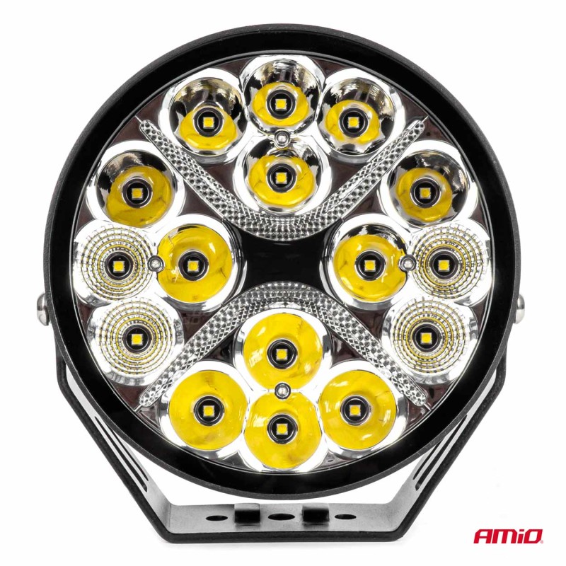 ΠΡΟΒΟΛΕΑΣ ΟΔΗΓΗΣΗΣ ΣΤΡΟΓΓΥΛΟΣ LED PRO IP67 9600lm 10-30V - 80W - 6000K - 16 LED - 178x178x65mm ΑΜΙΟ - 1 ΤΕΜ. - Amio - 03871/AM ΠΡΟΒΟΛΕΑΣ ΟΔΗΓΗΣΗΣ ΣΤΡΟΓΓΥΛΟΣ LED PRO IP67 9600lm 10-30V - 80W - 6000K - 16 LED - 178x178x65mm ΑΜΙΟ - 1 ΤΕΜ. - Amio - 03871/AM