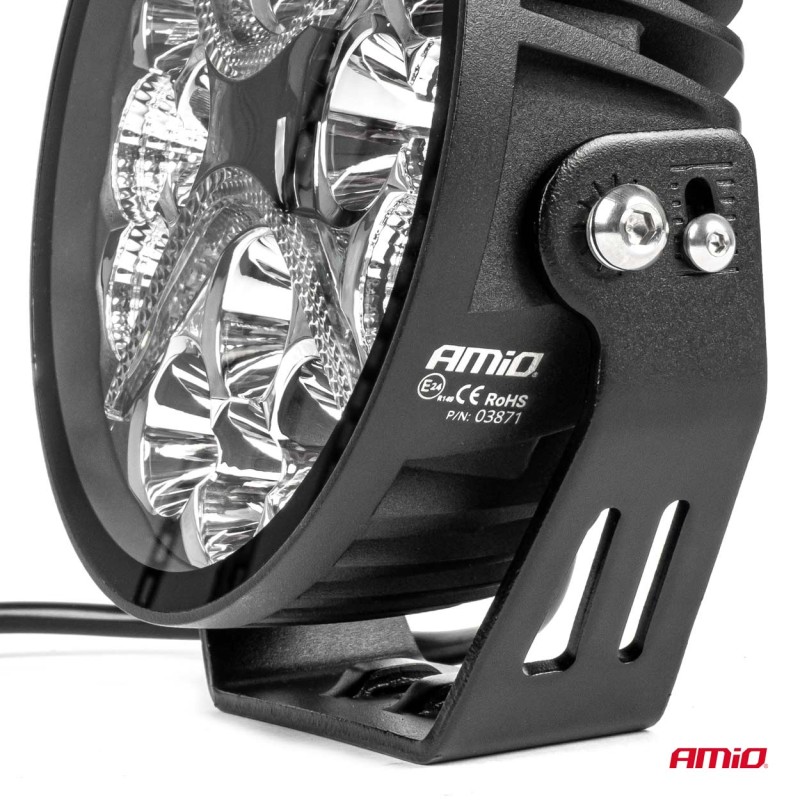 ΠΡΟΒΟΛΕΑΣ ΟΔΗΓΗΣΗΣ ΣΤΡΟΓΓΥΛΟΣ LED PRO IP67 9600lm 10-30V - 80W - 6000K - 16 LED - 178x178x65mm ΑΜΙΟ - 1 ΤΕΜ. - Amio - 03871/AM ΠΡΟΒΟΛΕΑΣ ΟΔΗΓΗΣΗΣ ΣΤΡΟΓΓΥΛΟΣ LED PRO IP67 9600lm 10-30V - 80W - 6000K - 16 LED - 178x178x65mm ΑΜΙΟ - 1 ΤΕΜ. - Amio - 03871/AM