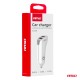 ΦΟΡΤΙΣΤΗΣ ΑΝΑΠΤΗΡΑ 12/24V ΜΕ 2 ΘΥΡΕΣ 2xUSB 10.5W 5V/2.1A ΛΕΥΚΟ AMIO - 1 Τεμ. - Amio - 03874/AM ΦΟΡΤΙΣΤΗΣ ΑΝΑΠΤΗΡΑ 12/24V ΜΕ 2 ΘΥΡΕΣ 2xUSB 10.5W 5V/2.1A ΛΕΥΚΟ AMIO - 1 Τεμ. - Amio - 03874/AM