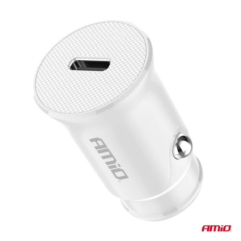 ΦΟΡΤΙΣΤΗΣ ΑΝΑΠΤΗΡΑ 12/24V ΜΕ 1 ΘΥΡΑ USB-C 20W 5V/3AQC ΤΑΧΕΙΑΣ ΦΟΡΤΙΣΗΣ ΛΕΥΚΟΣ AMIO - 1 Τεμ. - Amio - 03876/AM ΦΟΡΤΙΣΤΗΣ ΑΝΑΠΤΗΡΑ 12/24V ΜΕ 1 ΘΥΡΑ USB-C 20W 5V/3AQC ΤΑΧΕΙΑΣ ΦΟΡΤΙΣΗΣ ΛΕΥΚΟΣ AMIO - 1 Τεμ. - Amio - 03876/AM