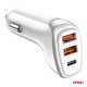 ΦΟΡΤΙΣΤΗΣ ΑΝΑΠΤΗΡΑ 12/24V ΜΕ 3 ΘΥΡΕΣ USB-C+2xUSB 38W 5V/3AQC ΤΑΧΕΙΑΣ ΦΟΡΤΙΣΗΣ ΛΕΥΚΟΣ AMIO - 1 Τεμ. - Amio - 03886/AM ΦΟΡΤΙΣΤΗΣ ΑΝΑΠΤΗΡΑ 12/24V ΜΕ 3 ΘΥΡΕΣ USB-C+2xUSB 38W 5V/3AQC ΤΑΧΕΙΑΣ ΦΟΡΤΙΣΗΣ ΛΕΥΚΟΣ AMIO - 1 Τεμ. - Amio - 03886/AM