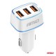 ΦΟΡΤΙΣΤΗΣ ΑΝΑΠΤΗΡΑ 12/24V ΜΕ 3 ΘΥΡΕΣ 3xUSB 30W 5V/3.0A ΛΕΥΚΟΣ 1 ΑΜΙΟ - 1 ΤΕΜ. - Amio - 03889/AM ΦΟΡΤΙΣΤΗΣ ΑΝΑΠΤΗΡΑ 12/24V ΜΕ 3 ΘΥΡΕΣ 3xUSB 30W 5V/3.0A ΛΕΥΚΟΣ 1 ΑΜΙΟ - 1 ΤΕΜ. - Amio - 03889/AM
