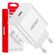 ΦΟΡΤΙΣΤΗΣ ΚΙΝΗΤΟY ΟΙΚΙΑΚΗ ΠΡΙΖΑ 1ΘΥΡΑ USB-C 20W 5V/3AQC ΛΕΥΚΟΣ  ΑΜΙΟ - 1 ΤΕΜ. - Amio - 03891/AM