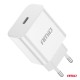 ΦΟΡΤΙΣΤΗΣ ΚΙΝΗΤΟY ΟΙΚΙΑΚΗ ΠΡΙΖΑ 1ΘΥΡΑ USB-C 20W 5V/3AQC ΛΕΥΚΟΣ  ΑΜΙΟ - 1 ΤΕΜ. - Amio - 03891/AM