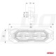 ΣΤΡΟΜΠΟ 12/24V 4xSMD LED 12W (4x3W) R65 R10 IP6K9K 95x30mm ΑΜΙΟ - 1 ΤΕΜ. - Amio - 03929/AM ΣΤΡΟΜΠΟ 12/24V 4xSMD LED 12W (4x3W) R65 R10 IP6K9K 95x30mm ΑΜΙΟ - 1 ΤΕΜ. - Amio - 03929/AM