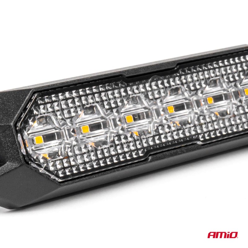 ΣΤΡΟΜΠΟ 12/24V 6xSMD LED 18W (6x3W) R65 R10 IP68 IP6K9K 122x30mm ΑΜΙΟ - 1 ΤΕΜ. - Amio - 03930/AM ΣΤΡΟΜΠΟ 12/24V 6xSMD LED 18W (6x3W) R65 R10 IP68 IP6K9K 122x30mm ΑΜΙΟ - 1 ΤΕΜ. - Amio - 03930/AM