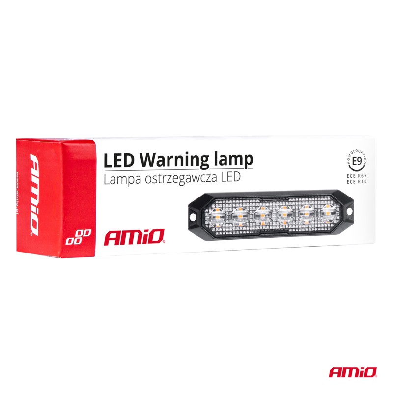 ΣΤΡΟΜΠΟ 12/24V 6xSMD LED 18W (6x3W) R65 R10 IP68 IP6K9K 122x30mm ΑΜΙΟ - 1 ΤΕΜ. - Amio - 03930/AM ΣΤΡΟΜΠΟ 12/24V 6xSMD LED 18W (6x3W) R65 R10 IP68 IP6K9K 122x30mm ΑΜΙΟ - 1 ΤΕΜ. - Amio - 03930/AM