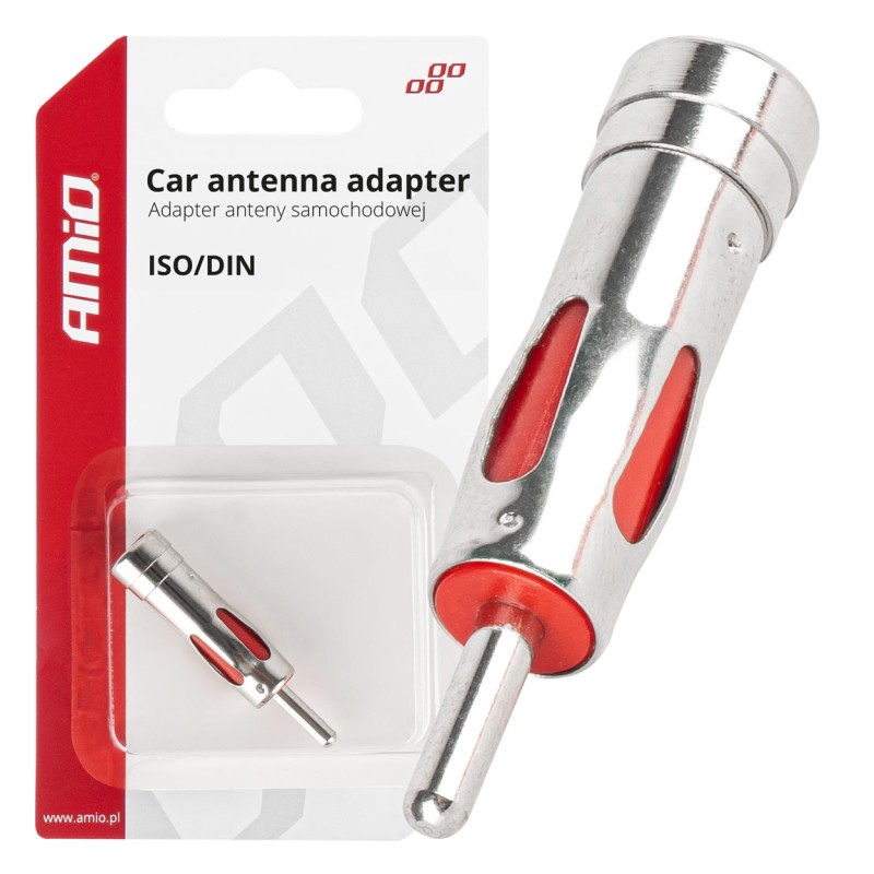 ΑΝΤΑΠΤΟΡΑΣ ΚΕΡΑΙΑΣ ISO>DIN AMIO - 1 τεμ. - Amio - 03965/AM