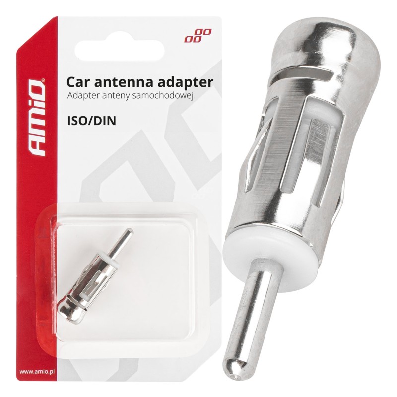 ΑΝΤΑΠΤΟΡΑΣ ΚΕΡΑΙΑΣ ISO>DIN AMIO - 1 ΤΕΜ. - Amio - 03966/AM