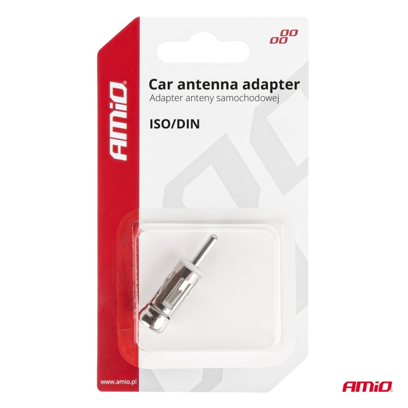 ΑΝΤΑΠΤΟΡΑΣ ΚΕΡΑΙΑΣ ISO>DIN AMIO - 1 ΤΕΜ. - Amio - 03966/AM