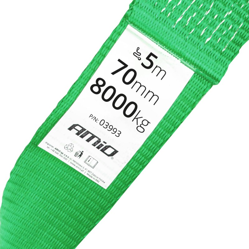 ΙΜΑΝΤΑΣ ΡΥΜΟΥΛΚΗΣΗΣ TOW ROPE ΠΡΑΣΙΝΟ 75mm 8000KG 5m AMIO - 1 τεμ. - Amio - 03993/AM ΙΜΑΝΤΑΣ ΡΥΜΟΥΛΚΗΣΗΣ TOW ROPE ΠΡΑΣΙΝΟ 75mm 8000KG 5m AMIO - 1 τεμ. - Amio - 03993/AM