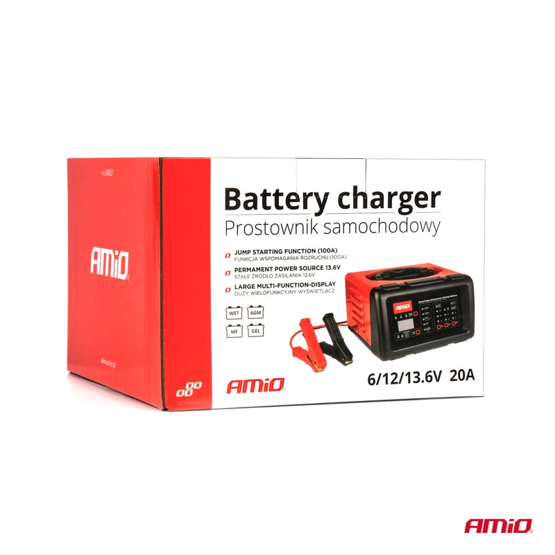 ΕΚΚΙΝΗΤΗΣ/ΦΟΡΤΙΣΤΗΣ ΜΠΑΤΑΡΙΑΣ 6/12V (100Α START ENGINE) AMIO - 1 ΤΕΜ. - Amio - 04057/AM ΕΚΚΙΝΗΤΗΣ/ΦΟΡΤΙΣΤΗΣ ΜΠΑΤΑΡΙΑΣ 6/12V (100Α START ENGINE) AMIO - 1 ΤΕΜ. - Amio - 04057/AM