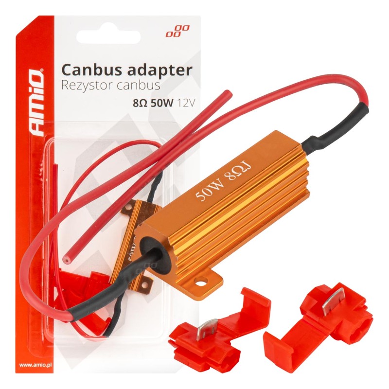 ΑΝΤΙΣΤΑΣΗ CAN-BUS 12V 50W 8Ω (CANCELLER) AMIO - 1 τεμ. - Amio - 04095/AM ΑΝΤΙΣΤΑΣΗ CAN-BUS 12V 50W 8Ω (CANCELLER) AMIO - 1 τεμ. - Amio - 04095/AM