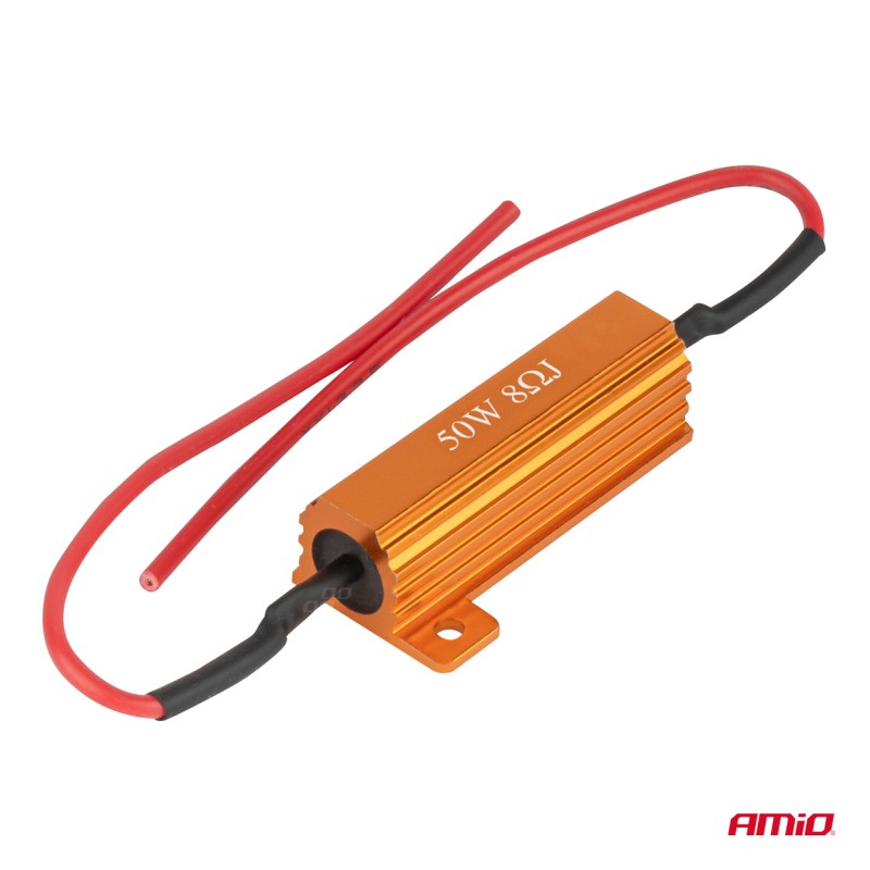 ΑΝΤΙΣΤΑΣΗ CAN-BUS 12V 50W 8Ω (CANCELLER) AMIO - 1 τεμ. - Amio - 04095/AM ΑΝΤΙΣΤΑΣΗ CAN-BUS 12V 50W 8Ω (CANCELLER) AMIO - 1 τεμ. - Amio - 04095/AM