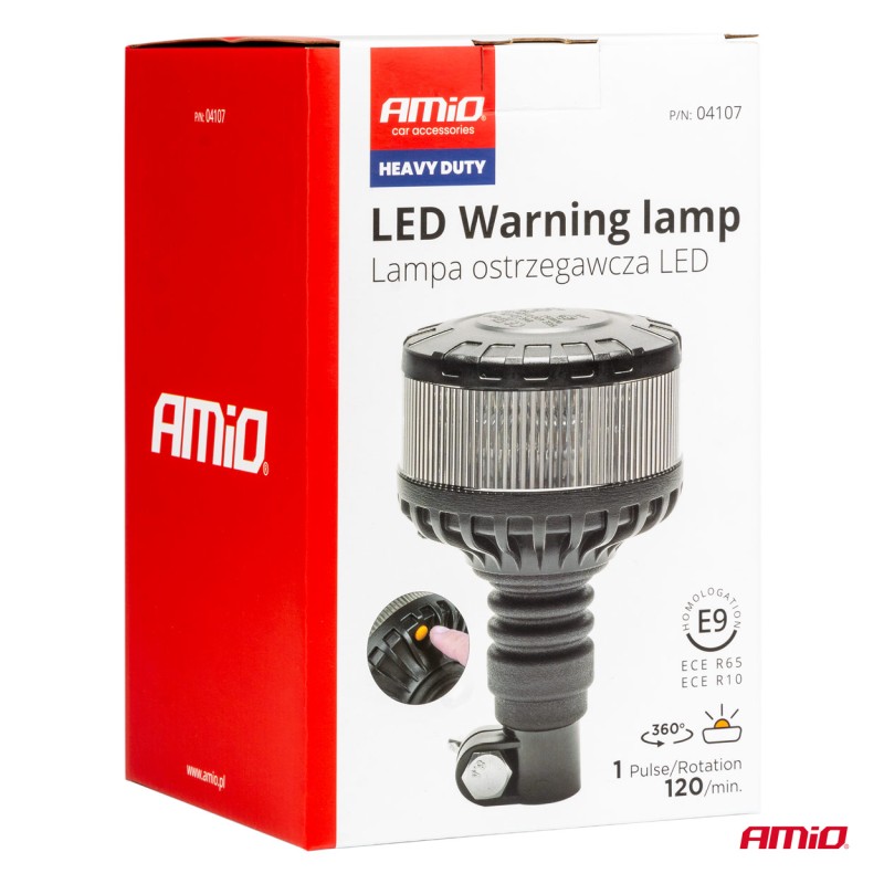 ΦΑΡΟΣ ΦΙΜΕ HEAVY DUTY W28P 12/24V 16LED ΕΛΑΣΤΙΚΟΣ ΒΙΔΩΤΟΣ ΠΟΡΤΟΚΑΛΙ Υ169mm Φ110mm AMIO - 1 τεμ. - Amio - 04107/AM ΦΑΡΟΣ ΦΙΜΕ HEAVY DUTY W28P 12/24V 16LED ΕΛΑΣΤΙΚΟΣ ΒΙΔΩΤΟΣ ΠΟΡΤΟΚΑΛΙ Υ169mm Φ110mm AMIO - 1 τεμ. - Amio - 04107/AM