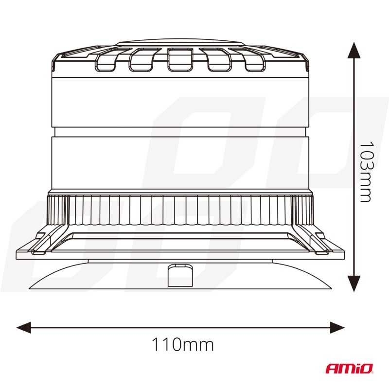 ΦΑΡΟΣ HEAVY DUTY W29M 12/24V ΠΟΡΤΟΚΑΛΙ 16LED ΜΑΓΝΗΤΙΚΟΣ/ΒΙΔΩΤΟΣ ΜΕ ΦΙΣ ΑΝΑΠΤΗΡΑ Υ103mm Φ110mm AMIO - 1 τεμ. - Amio - 04110/AM ΦΑΡΟΣ HEAVY DUTY W29M 12/24V ΠΟΡΤΟΚΑΛΙ 16LED ΜΑΓΝΗΤΙΚΟΣ/ΒΙΔΩΤΟΣ ΜΕ ΦΙΣ ΑΝΑΠΤΗΡΑ Υ103mm Φ110mm AMIO - 1 τεμ. - Amio - 04110/AM