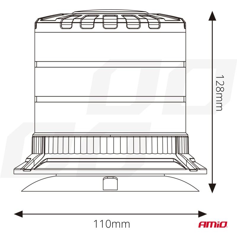ΦΑΡΟΣ HEAVY DUTY W30M 12/24V ΠΟΡΤΟΚΑΛΙ 24LED ΜΑΓΝΗΤΙΚΟΣ/ΒΙΔΩΤΟΣ ΜΕ ΦΙΣ ΑΝΑΠΤΗΡΑ Υ128mm Φ110mm AMIO - 1 τεμ. - Amio - 04111/AM ΦΑΡΟΣ HEAVY DUTY W30M 12/24V ΠΟΡΤΟΚΑΛΙ 24LED ΜΑΓΝΗΤΙΚΟΣ/ΒΙΔΩΤΟΣ ΜΕ ΦΙΣ ΑΝΑΠΤΗΡΑ Υ128mm Φ110mm AMIO - 1 τεμ. - Amio - 04111/AM