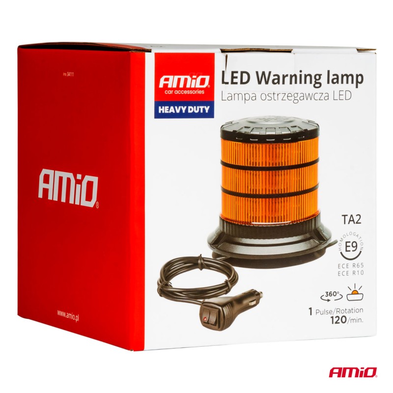 ΦΑΡΟΣ HEAVY DUTY W30M 12/24V ΠΟΡΤΟΚΑΛΙ 24LED ΜΑΓΝΗΤΙΚΟΣ/ΒΙΔΩΤΟΣ ΜΕ ΦΙΣ ΑΝΑΠΤΗΡΑ Υ128mm Φ110mm AMIO - 1 τεμ. - Amio - 04111/AM ΦΑΡΟΣ HEAVY DUTY W30M 12/24V ΠΟΡΤΟΚΑΛΙ 24LED ΜΑΓΝΗΤΙΚΟΣ/ΒΙΔΩΤΟΣ ΜΕ ΦΙΣ ΑΝΑΠΤΗΡΑ Υ128mm Φ110mm AMIO - 1 τεμ. - Amio - 04111/AM