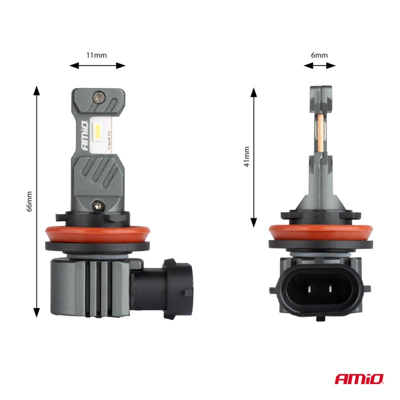 ΛΑΜΠΕΣ LED H8/Η9/Η11/Η16 12V 60W 6.000K 5.600lm +400% LED CAN-BUS HYBRID SERIES AMIO - 2 ΤΕΜ. - Amio - 04116/AM ΛΑΜΠΕΣ LED H8/Η9/Η11/Η16 12V 60W 6.000K 5.600lm +400% LED CAN-BUS HYBRID SERIES AMIO - 2 ΤΕΜ. - Amio - 04116/AM
