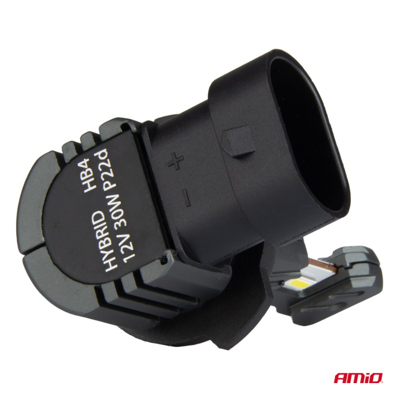ΛΑΜΠΕΣ LED HΒ4 9006 12V 60W 6.000K 5.600lm +400% LED CAN-BUS HYBRID SERIES AMIO - 2 ΤΕΜ. - Amio - 04118/AM ΛΑΜΠΕΣ LED HΒ4 9006 12V 60W 6.000K 5.600lm +400% LED CAN-BUS HYBRID SERIES AMIO - 2 ΤΕΜ. - Amio - 04118/AM