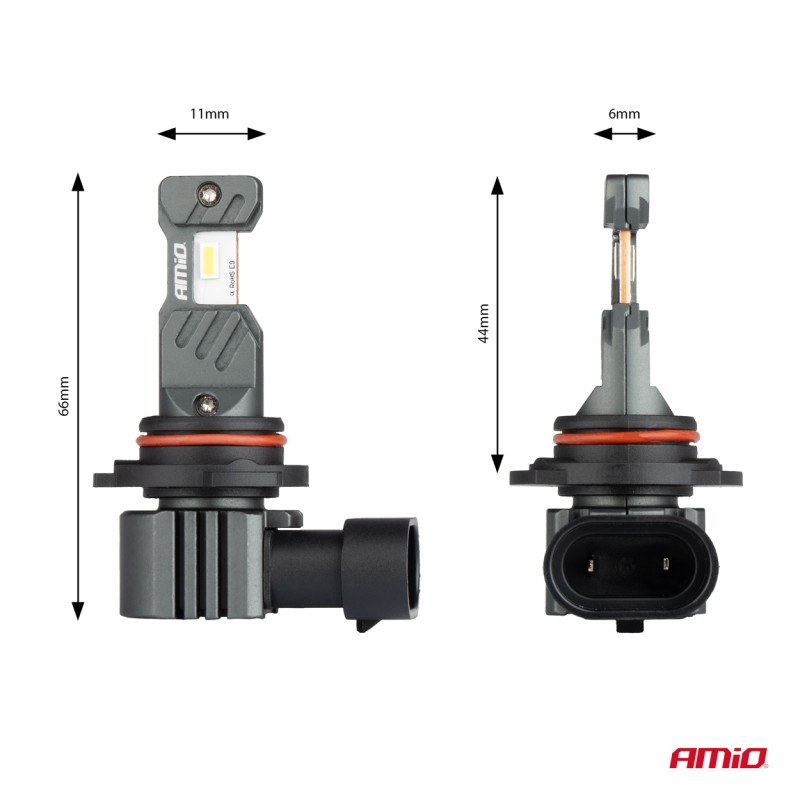 ΛΑΜΠΕΣ LED HΒ4 9006 12V 60W 6.000K 5.600lm +400% LED CAN-BUS HYBRID SERIES AMIO - 2 ΤΕΜ. - Amio - 04118/AM ΛΑΜΠΕΣ LED HΒ4 9006 12V 60W 6.000K 5.600lm +400% LED CAN-BUS HYBRID SERIES AMIO - 2 ΤΕΜ. - Amio - 04118/AM