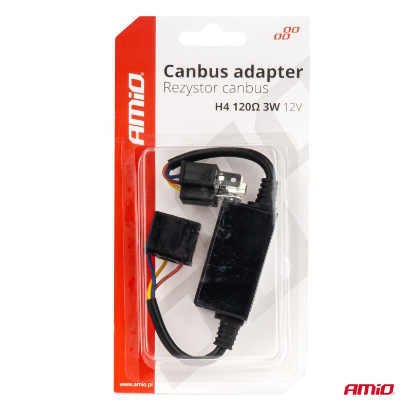 ΑΝΤΙΣΤΑΣΗ ΓΙΑ ΛΑΜΠΕΣ LED H4 12V 3W 120Ω AMIO - 1 τεμ. - Amio - 04127/AM ΑΝΤΙΣΤΑΣΗ ΓΙΑ ΛΑΜΠΕΣ LED H4 12V 3W 120Ω AMIO - 1 τεμ. - Amio - 04127/AM