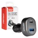 ΦΟΡΤΙΣΤΗΣ ΑΝΑΠΤΗΡΑ ΜΕ 2 ΘΥΡΕΣ USB-C+USB-A QUICK CHARGE 3.0 30W ΜΕ ΒΟΛΤΟΜΕΤΡΟ ΜΑΥΡΟ AMIO - 1 Τεμ. - Amio - 04178/AM