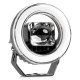ΠΡΟΒΟΛΕΑΣ ΕΡΓΑΣΙΑΣ ΣΤΡΟΓΓΥΛΟΣ LED 45W 9-36V 8.000lm 6.500K AWL58 AMIO - 1 ΤΕΜ. - Amio - 04199/AM