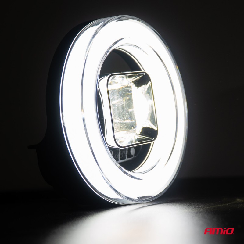 ΠΡΟΒΟΛΕΑΣ ΕΡΓΑΣΙΑΣ ΣΤΡΟΓΓΥΛΟΣ LED 45W 9-36V 8.000lm 6.500K AWL58 AMIO - 1 ΤΕΜ. - Amio - 04199/AM