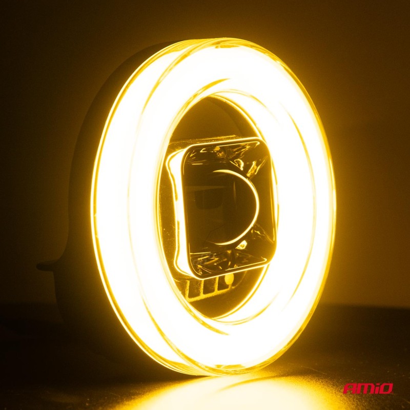 ΠΡΟΒΟΛΕΑΣ ΕΡΓΑΣΙΑΣ ΣΤΡΟΓΓΥΛΟΣ LED 45W 9-36V 8.000lm 6.500K AWL58 AMIO - 1 ΤΕΜ. - Amio - 04199/AM
