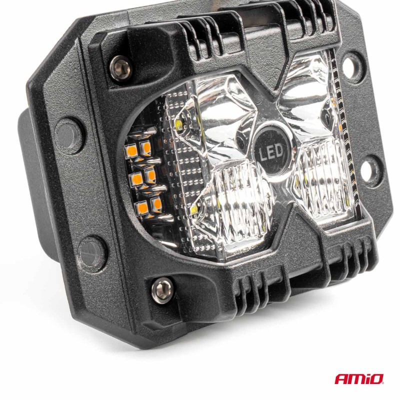 ΠΡΟΒΟΛΕΑΣ ΕΡΓΑΣΙΑΣ ΤΕΤΡΑΓΩΝΟΣ LED 60W 9-36V 6.000lm 6.500K AWL66 AMIO - 1 ΤΕΜ. - Amio - 04207/AM