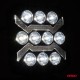 ΠΡΟΒΟΛΕΑΣ ΕΡΓΑΣΙΑΣ ΤΕΤΡΑΓΩΝΟΣ LED 54W 9-36V 10.000lm 6.500K 110x110x38mm AWL68 AMIO - 1 ΤΕΜ. - Amio - 04209/AM