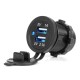 ΠΡΙΖΑ ΜΕ 2 ΘΥΡΕΣ USB ΚΑΙ ΚΑΠΑΚΙ ΜΑΥΡΗ 12/24V 3.1A ΑΔΙΑΒΡΟΧΗ ΜΕ ΜΠΛΕ LED ΦΩΣ ΕΝΔΕΙΞΗΣ AMIO - 1 ΤΕΜ. - Amio - 04216/AM ΠΡΙΖΑ ΜΕ 2 ΘΥΡΕΣ USB ΚΑΙ ΚΑΠΑΚΙ ΜΑΥΡΗ 12/24V 3.1A ΑΔΙΑΒΡΟΧΗ ΜΕ ΜΠΛΕ LED ΦΩΣ ΕΝΔΕΙΞΗΣ AMIO - 1 ΤΕΜ. - Amio - 04216/AM