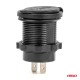 ΠΡΙΖΑ ΜΕ 2 ΘΥΡΕΣ USB ΚΑΙ ΚΑΠΑΚΙ ΜΑΥΡΗ 12/24V 4.2A ΑΔΙΑΒΡΟΧΗ ΜΕ ΜΠΛΕ LED ΦΩΣ ΕΝΔΕΙΞΗΣ  AMIO - 1 ΤΕΜ. - Amio - 04217/AM