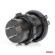 ΠΡΙΖΑ ΜΕ 2 ΘΥΡΕΣ USB ΚΑΙ ΚΑΠΑΚΙ 12/24V QUICK CHARGE 3.0 ΑΔΙΑΒΡΟΧΗ ΜΕ ΚΟΚΚΙΝΟ LED ΦΩΣ ΜΑΥΡΗ ΑΜΙΟ - 1 τεμ. - Amio - 04221/AM