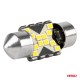 ΛΑΜΠΑΚΙΑ ΠΛΑΦΟΝΙΕΡΑΣ 31mm 12/24V C5W 5500K 12xSMD 2016 CAN-BUS FESTOON (ΛΕΥΚΟ) ΑΜΙΟ - 2 ΤΕΜ. - Amio - 04235/AM ΛΑΜΠΑΚΙΑ ΠΛΑΦΟΝΙΕΡΑΣ 31mm 12/24V C5W 5500K 12xSMD 2016 CAN-BUS FESTOON (ΛΕΥΚΟ) ΑΜΙΟ - 2 ΤΕΜ. - Amio - 04235/AM