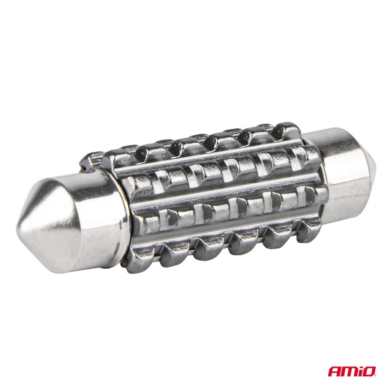 ΛΑΜΠΑΚΙΑ ΠΛΑΦΟΝΙΕΡΑΣ 36mm 12/24V C5W 5500K 12xSMD 2016 CAN-BUS FESTOON (ΛΕΥΚΟ) ΑΜΙΟ - 2 ΤΕΜ. - Amio - 04236/AM ΛΑΜΠΑΚΙΑ ΠΛΑΦΟΝΙΕΡΑΣ 36mm 12/24V C5W 5500K 12xSMD 2016 CAN-BUS FESTOON (ΛΕΥΚΟ) ΑΜΙΟ - 2 ΤΕΜ. - Amio - 04236/AM