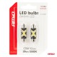 ΛΑΜΠΑΚΙΑ ΠΛΑΦΟΝΙΕΡΑΣ 39mm 12/24V C5W 5500K 12xSMD 2016 CAN-BUS FESTOON (ΛΕΥΚΟ) ΑΜΙΟ - 2 ΤΕΜ. - Amio - 04237/AM