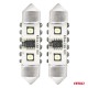 ΛΑΜΠΑΚΙΑ ΠΛΑΦΟΝΙΕΡΑΣ 41mm 12/24V C5W 5500K 12xSMD 3838 CAN-BUS FESTOON (ΛΕΥΚΟ) ΑΜΙΟ - 2 ΤΕΜ. - Amio - 04250/AM