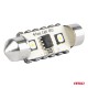 ΛΑΜΠΑΚΙΑ ΠΛΑΦΟΝΙΕΡΑΣ 41mm 12/24V C5W 5500K 12xSMD 3838 CAN-BUS FESTOON (ΛΕΥΚΟ) ΑΜΙΟ - 2 ΤΕΜ. - Amio - 04250/AM
