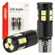 ΛΑΜΠΑΚΙΑ T10 W5W 12V/24V LED CAN-BUS 13xSMD 3030 ΛΕΥΚΟ 5500K ΑΜΙΟ - 2 ΤΕΜ. - Amio - 04259/AM