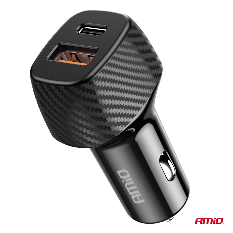ΦΟΡΤΙΣΤΗΣ ΑΝΑΠΤΗΡΑ ΜΕ 2 ΘΥΡΕΣ USB-A QUICK CHARGE+USB-C 20W ΜΑΥΡΟ AMIO - 1 Τεμ. - Amio - 04282/AM ΦΟΡΤΙΣΤΗΣ ΑΝΑΠΤΗΡΑ ΜΕ 2 ΘΥΡΕΣ USB-A QUICK CHARGE+USB-C 20W ΜΑΥΡΟ AMIO - 1 Τεμ. - Amio - 04282/AM