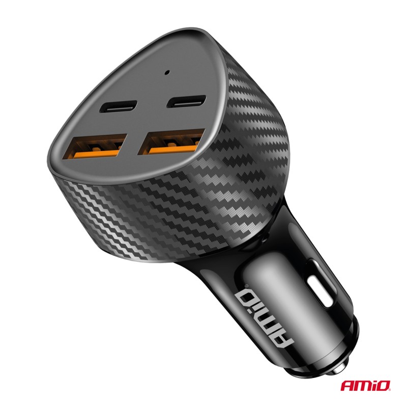 ΦΟΡΤΙΣΤΗΣ ΑΝΑΠΤΗΡΑ ΜΕ 4 ΘΥΡΕΣ 2xUSB-A+2xUSB-C 50W ΜΑΥΡΟ AMIO - 1 Τεμ. - Amio - 04284/AM ΦΟΡΤΙΣΤΗΣ ΑΝΑΠΤΗΡΑ ΜΕ 4 ΘΥΡΕΣ 2xUSB-A+2xUSB-C 50W ΜΑΥΡΟ AMIO - 1 Τεμ. - Amio - 04284/AM