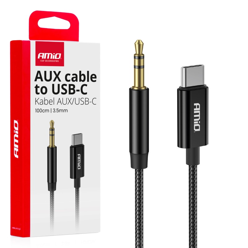 ΚΑΛΩΔΙΟ ΣΥΝΔΕΣΗΣ ΑΝΤΑΠΤΟΡΑΣ ΑΠΟ USB-C ΣΕ AUX MINI JACK 3.5mm 1m AMIO - 1 Τεμ. - Amio - 04294/AM ΚΑΛΩΔΙΟ ΣΥΝΔΕΣΗΣ ΑΝΤΑΠΤΟΡΑΣ ΑΠΟ USB-C ΣΕ AUX MINI JACK 3.5mm 1m AMIO - 1 Τεμ. - Amio - 04294/AM
