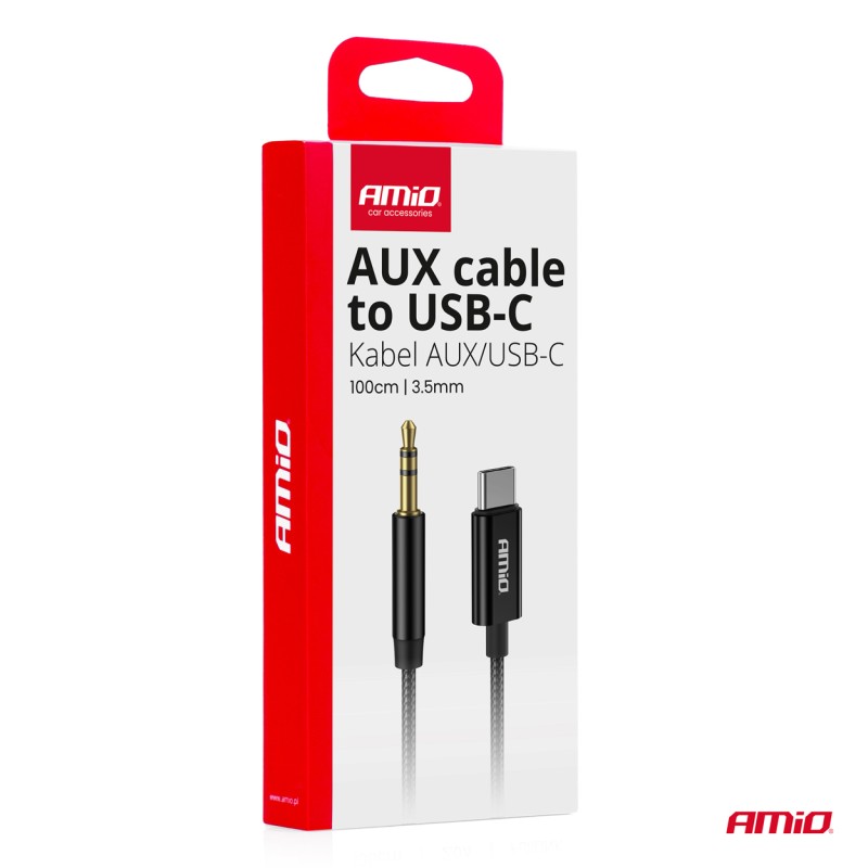 ΚΑΛΩΔΙΟ ΣΥΝΔΕΣΗΣ ΑΝΤΑΠΤΟΡΑΣ ΑΠΟ USB-C ΣΕ AUX MINI JACK 3.5mm 1m AMIO - 1 Τεμ. - Amio - 04294/AM ΚΑΛΩΔΙΟ ΣΥΝΔΕΣΗΣ ΑΝΤΑΠΤΟΡΑΣ ΑΠΟ USB-C ΣΕ AUX MINI JACK 3.5mm 1m AMIO - 1 Τεμ. - Amio - 04294/AM