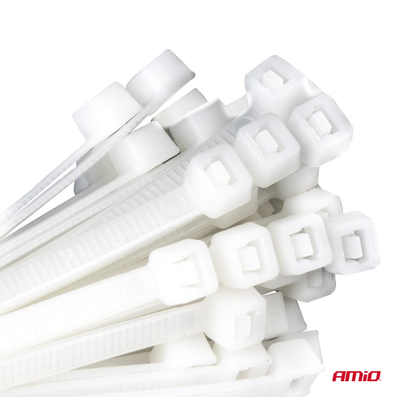 ΔΕΜΑΤΙΚΑ/ΔΕΤΙΚΑ ΚΑΛΩΔΙΩΝ TIE WRAP (ΤΑΙΡΑΠ) 2.5 x 100mm (ΛΕΥΚΟ) ΑΜΙΟ - 100 ΤΕΜ. - Amio - 04305/AM ΔΕΜΑΤΙΚΑ/ΔΕΤΙΚΑ ΚΑΛΩΔΙΩΝ TIE WRAP (ΤΑΙΡΑΠ) 2.5 x 100mm (ΛΕΥΚΟ) ΑΜΙΟ - 100 ΤΕΜ. - Amio - 04305/AM