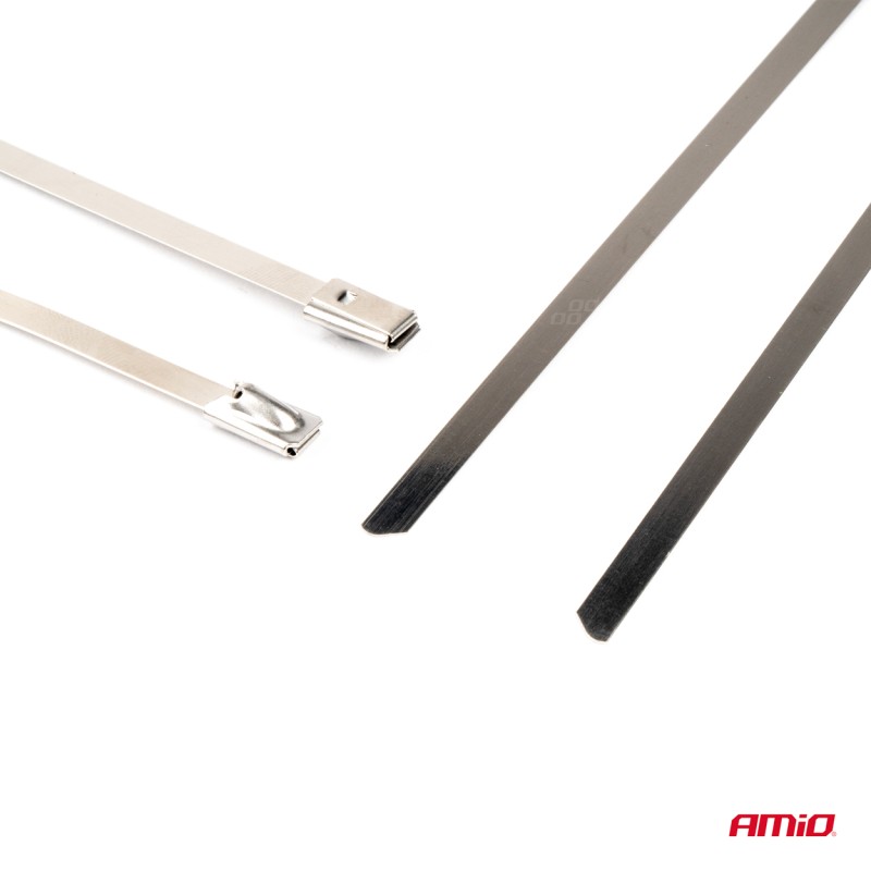 ΔΕΜΑΤΙΚΑ/ΔΕΤΙΚΑ ΚΑΛΩΔΙΩΝ TIE WRAP (ΤΑΙΡΑΠ) ΜΕΤΑΛΛΙΚΑ 4,6 x 150mm ΑΜΙΟ - 100 ΤΕΜ. - Amio - 04320/AM ΔΕΜΑΤΙΚΑ/ΔΕΤΙΚΑ ΚΑΛΩΔΙΩΝ TIE WRAP (ΤΑΙΡΑΠ) ΜΕΤΑΛΛΙΚΑ 4,6 x 150mm ΑΜΙΟ - 100 ΤΕΜ. - Amio - 04320/AM