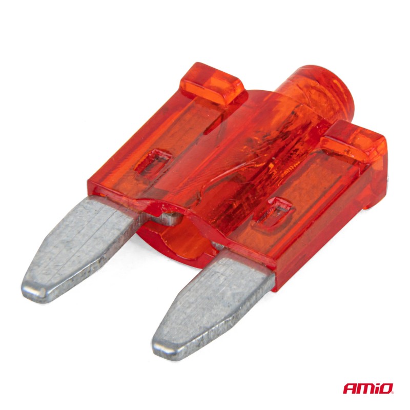 ΑΣΦΑΛΕΙΕΣ MINI BLADE (ΜΑΧΑΙΡΩΤΕΣ) & ΕΡΓΑΛΕΙΟ ΑΦΑΙΡΕΣΗΣ ΚΑΡΤΕΛΑ (5A/10A/15A/ 20A/25A)  -10 ΤΕΜ. - Amio - 04340/AM